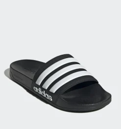 DAMES adidas Badslippers zwart