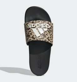 DAMES adidas Badslippers zwart