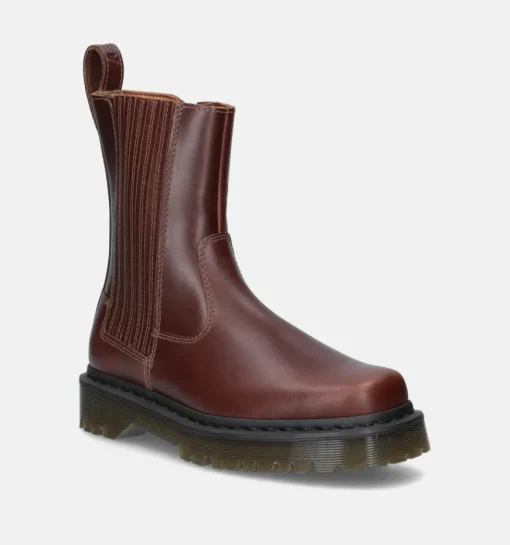 DAMES Dr. Martens Boots cognac