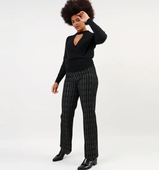DAMES comma Geklede broek