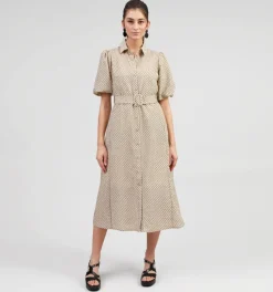 DAMES Expresso Lange jurk