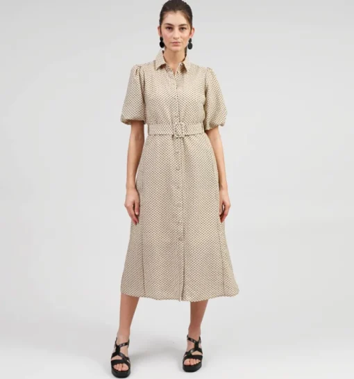 DAMES Expresso Lange jurk