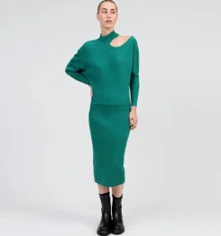 DAMES Expresso Midi jurk