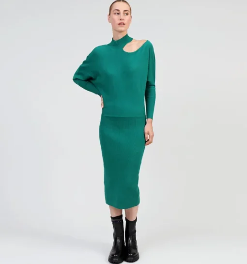 DAMES Expresso Midi jurk