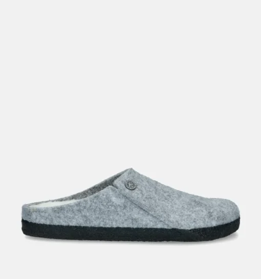 DAMES Birkenstock Pantoffels grijs
