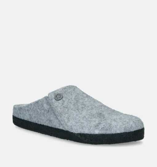 DAMES Birkenstock Pantoffels grijs