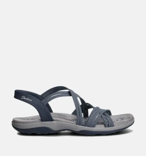 DAMES Skechers Sandalen blauw