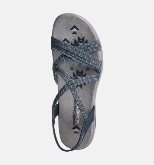 DAMES Skechers Sandalen blauw