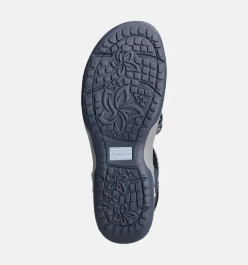 DAMES Skechers Sandalen blauw