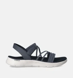 DAMES Skechers Sandalen blauw