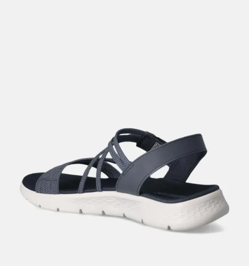 DAMES Skechers Sandalen blauw