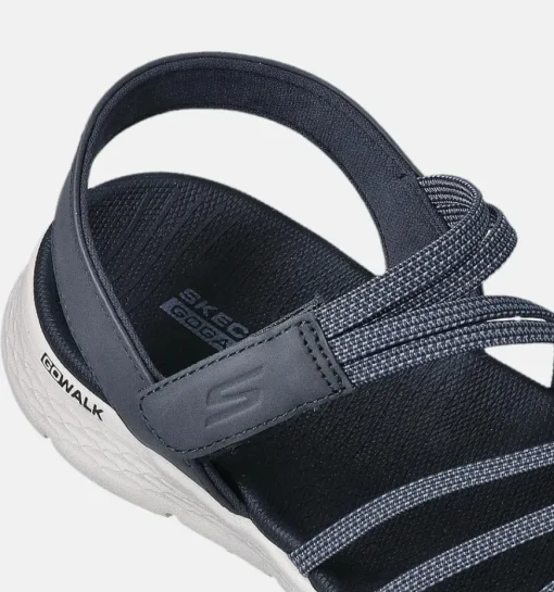 DAMES Skechers Sandalen blauw