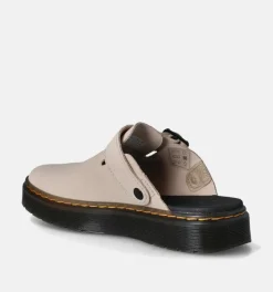 DAMES Dr. Martens Slippers beige