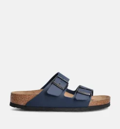 DAMES Birkenstock Slippers blauw