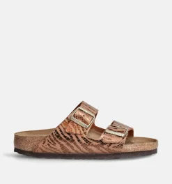 DAMES Birkenstock Slippers bruin