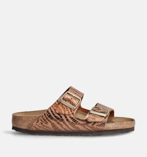 DAMES Birkenstock Slippers bruin