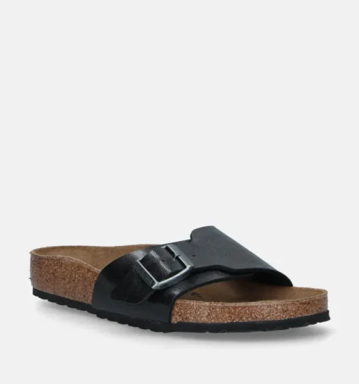 DAMES Birkenstock Slippers grijs