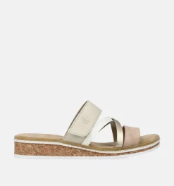 DAMES Rieker Slippers op sleehak