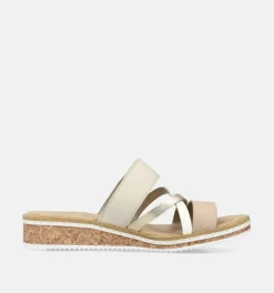 DAMES Rieker Slippers op sleehak