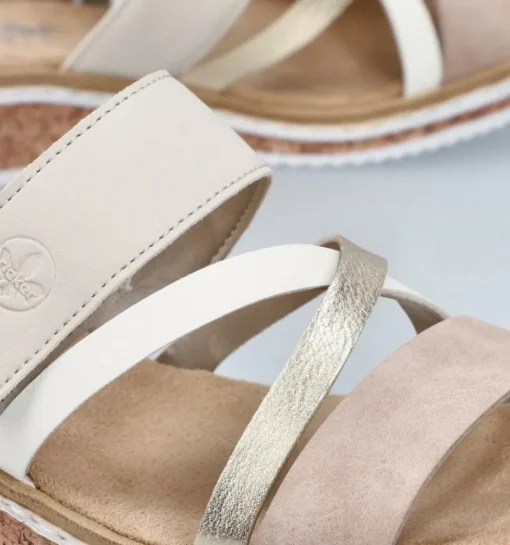 DAMES Rieker Slippers op sleehak
