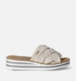 DAMES Rieker Slippers op sleehak