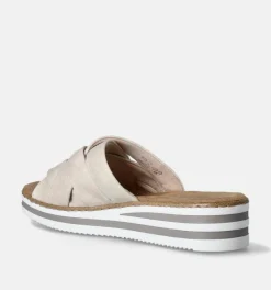 DAMES Rieker Slippers op sleehak