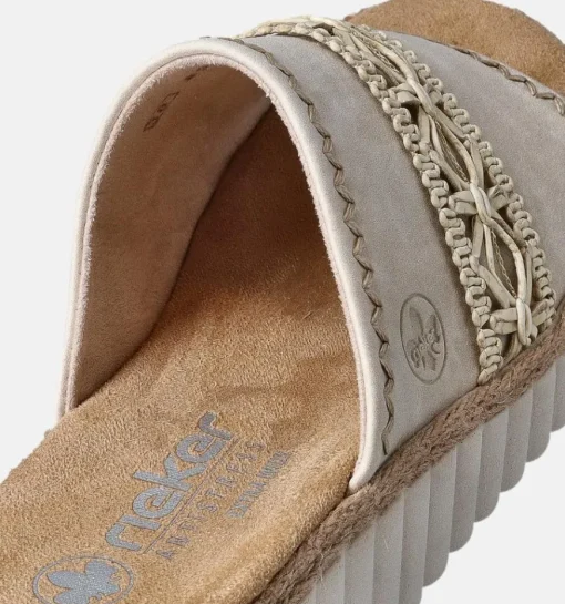 DAMES Rieker Slippers op sleehak
