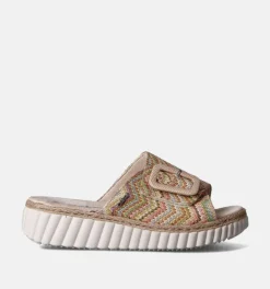 DAMES Rieker Slippers op sleehak