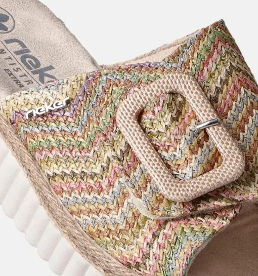 DAMES Rieker Slippers op sleehak