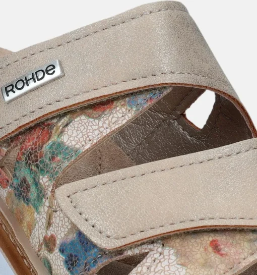 DAMES Rohde Slippers op sleehak