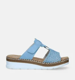 DAMES Rieker Slippers op sleehak