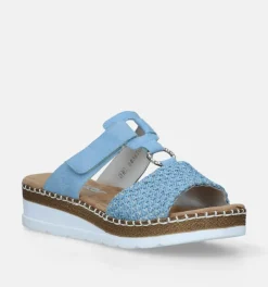 DAMES Rieker Slippers op sleehak