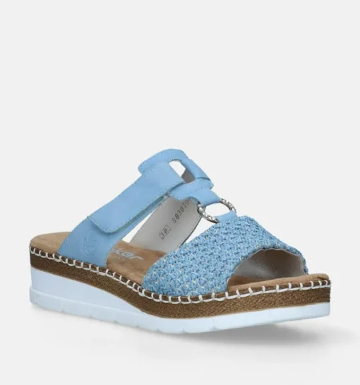 DAMES Rieker Slippers op sleehak