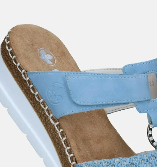 DAMES Rieker Slippers op sleehak