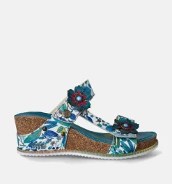 DAMES Laura Vita Slippers op sleehak