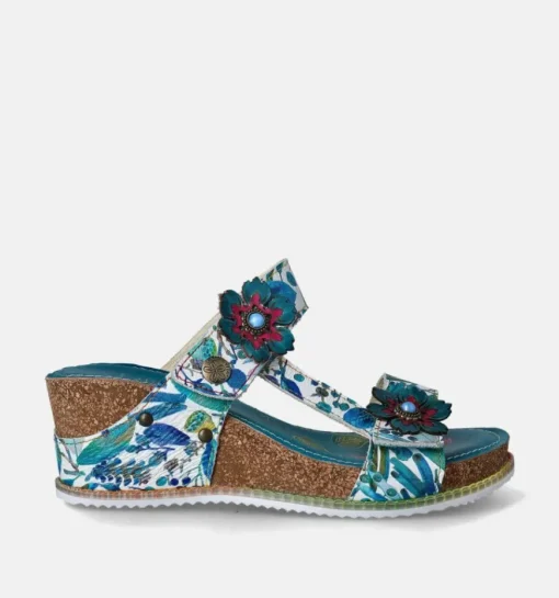 DAMES Laura Vita Slippers op sleehak