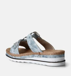 DAMES Rieker Slippers op sleehak