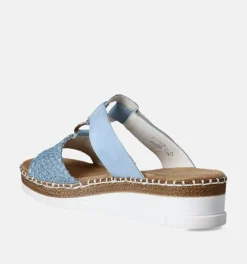 DAMES Rieker Slippers op sleehak