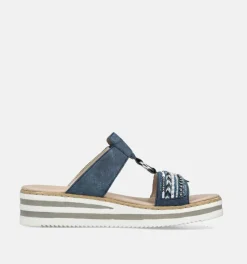 DAMES Rieker Slippers op sleehak