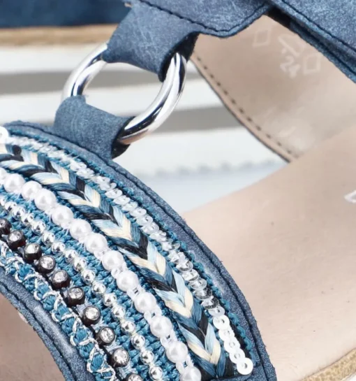 DAMES Rieker Slippers op sleehak