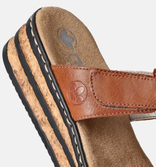 DAMES Rieker Slippers op sleehak