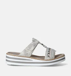 DAMES Rieker Slippers op sleehak