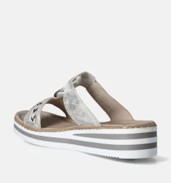 DAMES Rieker Slippers op sleehak