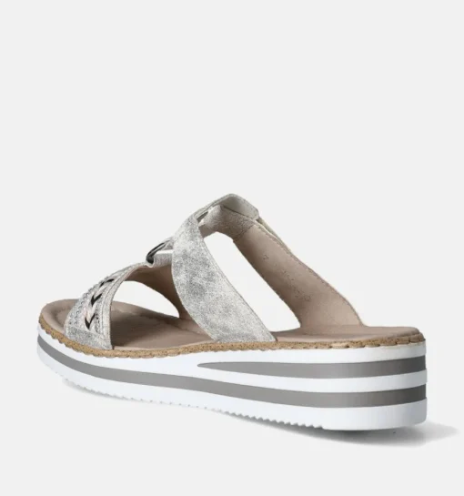 DAMES Rieker Slippers op sleehak