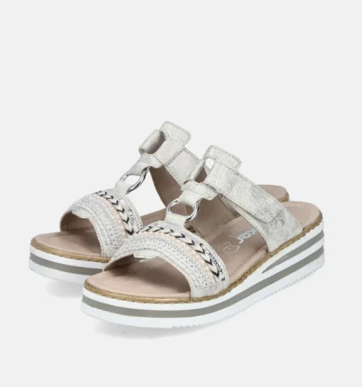 DAMES Rieker Slippers op sleehak