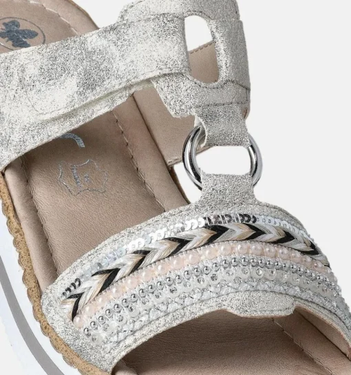 DAMES Rieker Slippers op sleehak