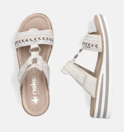 DAMES Rieker Slippers op sleehak