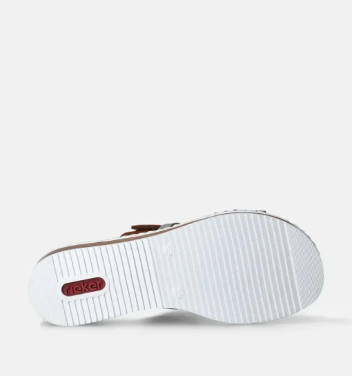DAMES Rieker Slippers op sleehak