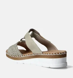 DAMES Rieker Slippers op sleehak