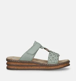 DAMES Rieker Slippers op sleehak